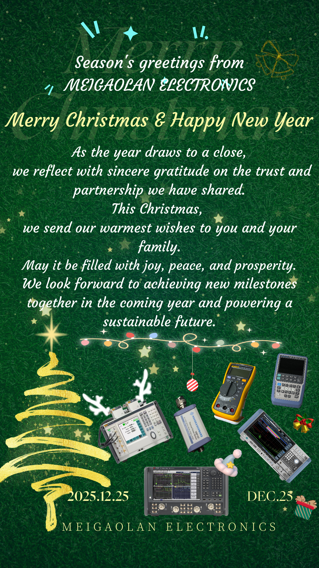Latest company blogs about Merry Christmas & Happy New Year