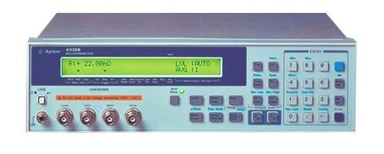 Buy Keysight 4338B Milliohmmeter with 1 KHz AC Measurement 10u Ohm Resolution and 34 ms High-Speed Measurement online manufacture