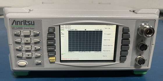 Buy Anritsu ML2488B Wideband Peak Power Meter with 400 MHz Video Bandwidth, Dual Channel Input, and 64 Ms/s Sampling Rate online manufacture