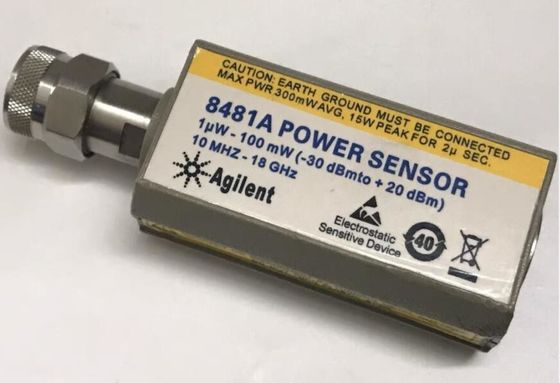 Buy Used Agilent 8481A RF Power Sensor with 10 MHz to 18 GHz Range and -30 to +20 dBm Power Measurements online manufacture