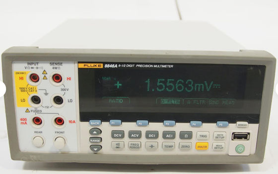 Buy Fluke 8846A 6.5 Digit Precision Multimeter with 0.0024% DC Accuracy and 10A Current Range online manufacture