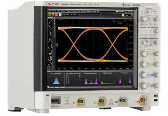 Buy Keysight Agilent High-Definition Oscilloscope DSOS804A with 8 GHz Bandwidth 4 Analog Channels and 10-bit ADC online manufacture