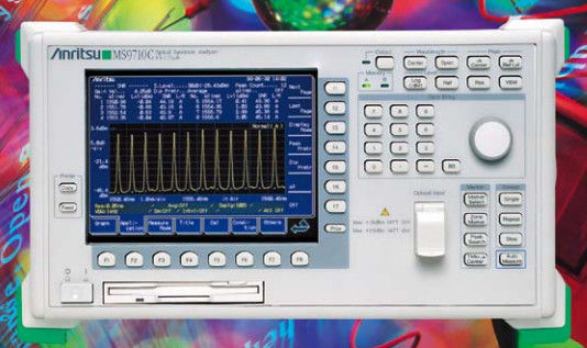 Buy Anritsu MS9710C Optical Spectrum Analyzer with 600-1750 nm Range, 50 pm RBW, and L-Band Enhancement online manufacture