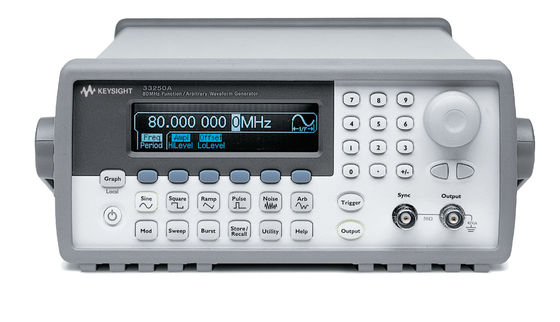 Buy Keysight 33250A 80 MHz Function Arbitrary Waveform Generator with 12-bit Resolution and 64K-point Memory online manufacture