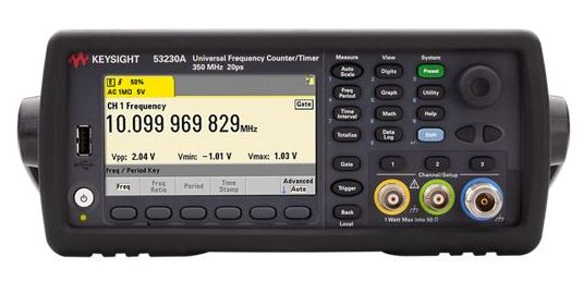 Buy Keysight 53230A 350 MHz Universal Frequency Counter/Timer with 12 digits/s Resolution and 20 ps Time Interval online manufacture