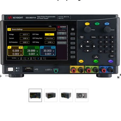 Buy Keysight EDU36311A 6V 80W USB Triple-Output DC Bench Power Supply with Smart Bench Essentials online manufacture