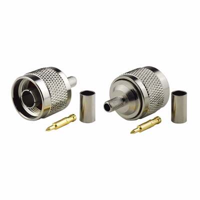 Buy N Male Connector with IP67 Waterproof Rating Copper Contact for 0-3GHz Frequency Applications online manufacture