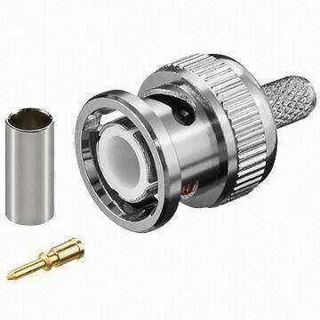 Buy BNC Female RF Connector with IP67 Waterproof Rating, DC-4GHz Frequency Range, and Gold Plated Contacts for PCB Mount online manufacture