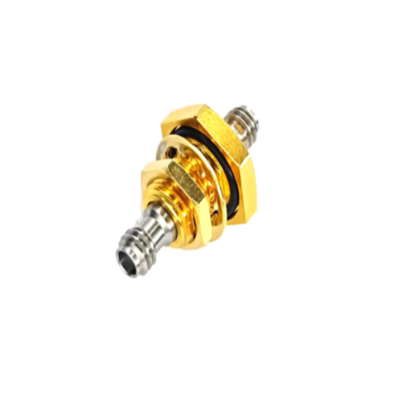 Buy 1.0mm Female To Female Bulkhand Mount Hermetically Sealed Adapter online manufacture