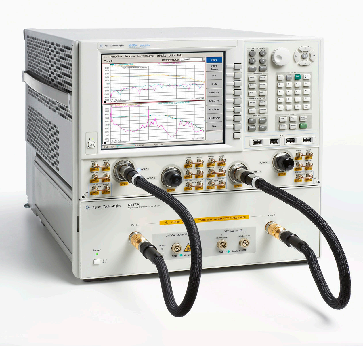 Multiple Component Analyzer Agilent N4373C 67 GHz Lightwave Component Analyzer