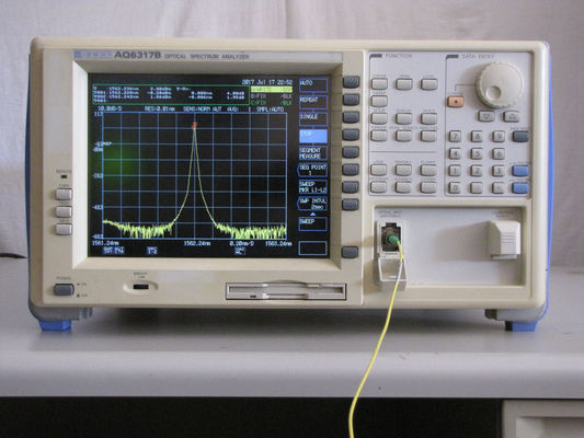 Ando AQ6317B 50GHz Optical Spectrum Analyzer with Color LCD Display and WDM Analysis