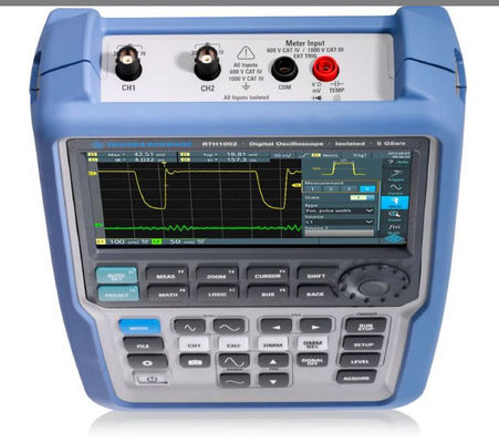 Rohde and Schwarz Scope Rider Handheld Oscilloscope with 500 MHz Bandwidth 10-bit ADC Resolution and Isolated Channels