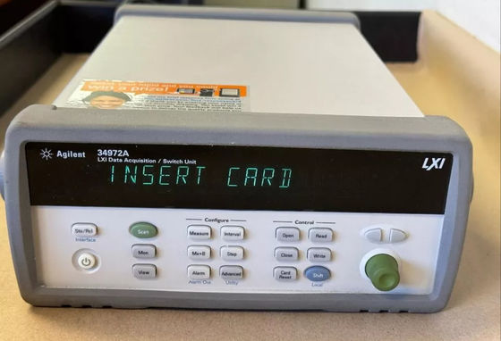Keysight Agilent 34972A LXI Data Acquisition Unit with 1 Gbit LAN and USB 2.0 Fully Tested