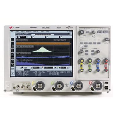 Keysight DSAX92504A Infiniium High-Performance Oscilloscope with 25 GHz Bandwidth, 80 GSa/s Sample Rate, and 50 Mpts Memory
