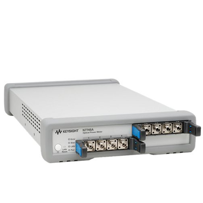 Keysight N7745A Optical Multiport Power Meter with ±2.5% Uncertainty, 1250-1650 nm Wavelength Range, and 240 kHz Bandwidth