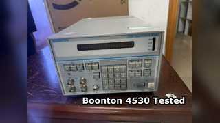 Boonton 4530 RF Power Meter Working Test